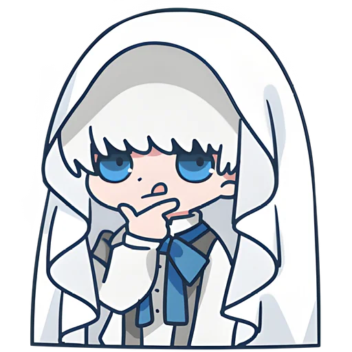 🤔 Стикер «Мини призрак» для Telegram