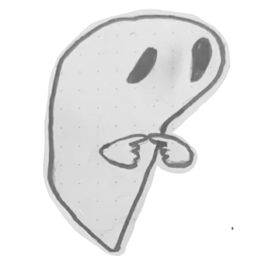 Стикерпак призрак для Telegram