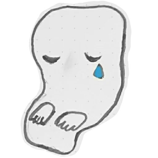 😥 Стикер «призрак» для Telegram