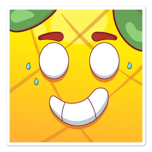 😅 Стикер «Mr. Pineapple» для Telegram