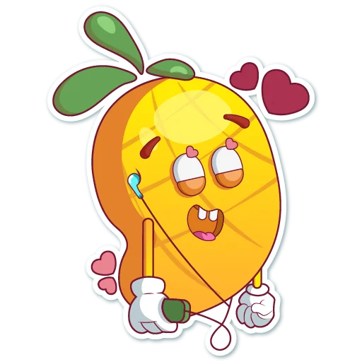 Стикерпак Mr. Pineapple для Telegram