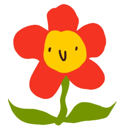 🫠 Стикер «Цветочек» для Telegram
