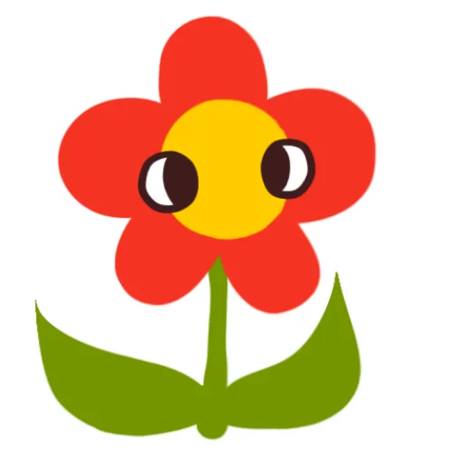 🐟 Стикер «Цветочек» для Telegram