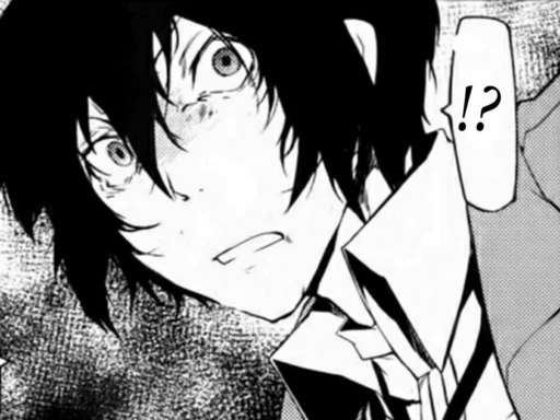 ⁉️ Стикер «Osamu Dazai» для Telegram