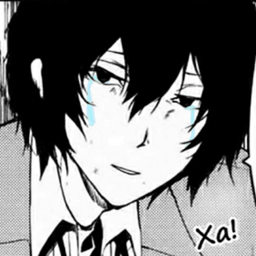 😭 Стикер «Osamu Dazai» для Telegram