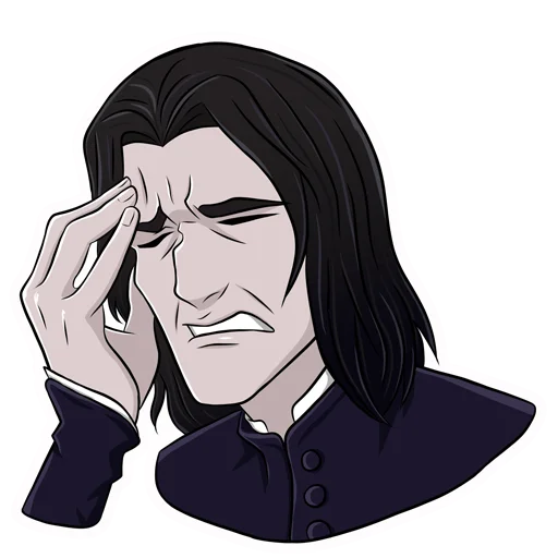 😰 Стикер «Professor Snape» для Telegram