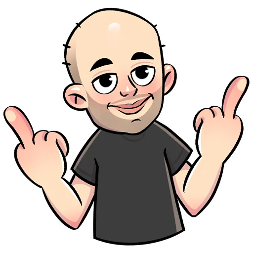 🖕 Стикер «Роман» для Telegram
