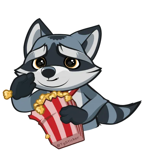 🍿 Стикер «Серый Проха» для Telegram