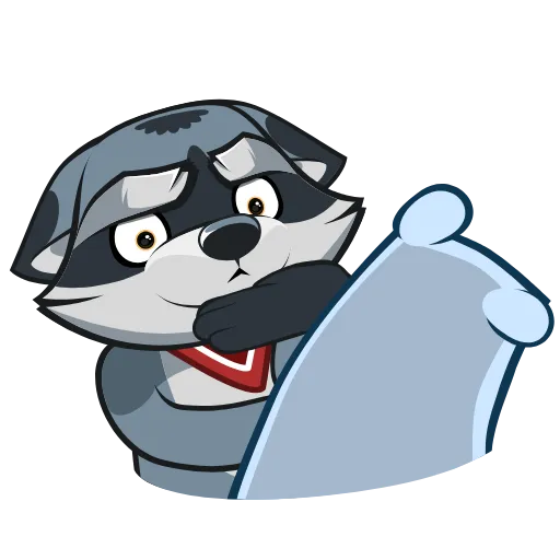 😠 Стикер «Серый Проха» для Telegram