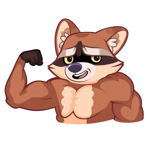 Стикер 2 Proha Raccoon