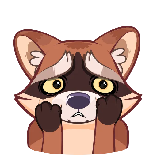 Стикер 6 Proha Raccoon