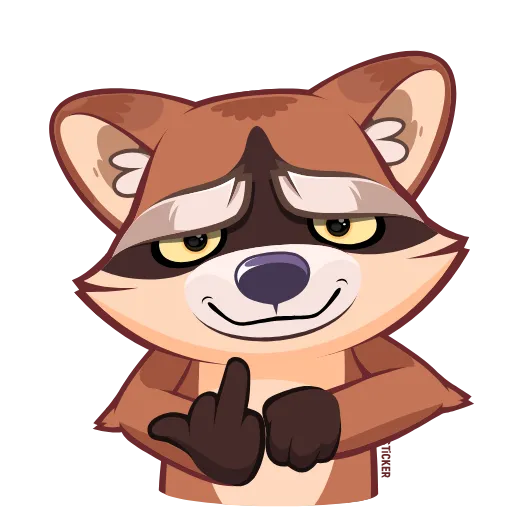 Стикер 7 Proha Raccoon