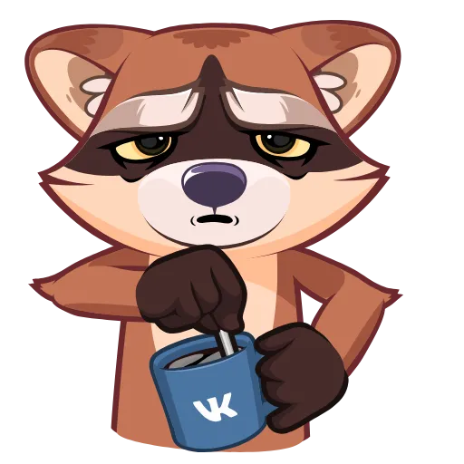 Стикер 12 Proha Raccoon