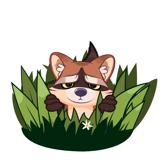Стикер 13 Proha Raccoon