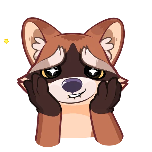 Стикер 14 Proha Raccoon