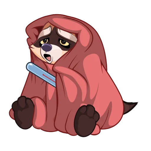 Стикер 15 Proha Raccoon