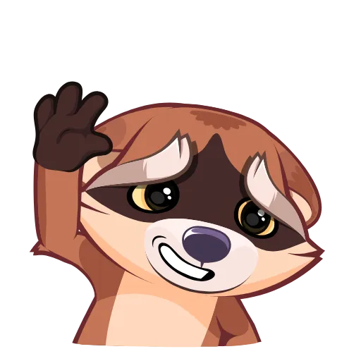 Стикер 16 Proha Raccoon