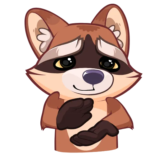 Стикер 19 Proha Raccoon