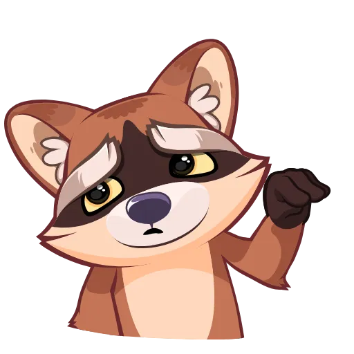 Стикер 20 Proha Raccoon