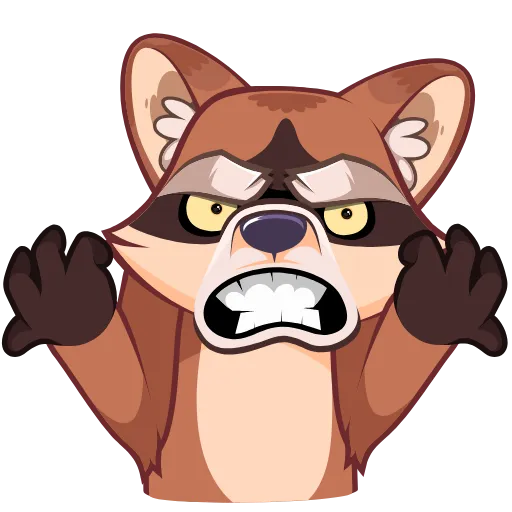 Стикер 22 Proha Raccoon