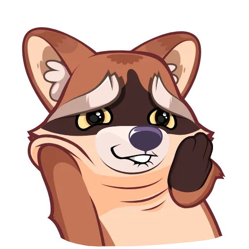 Стикер 24 Proha Raccoon