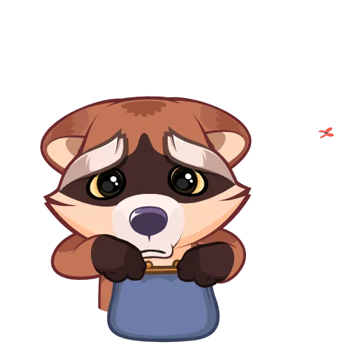 Стикер 26 Proha Raccoon