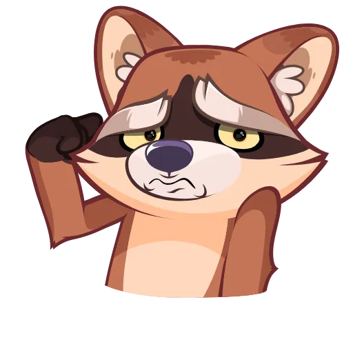 Стикер 27 Proha Raccoon