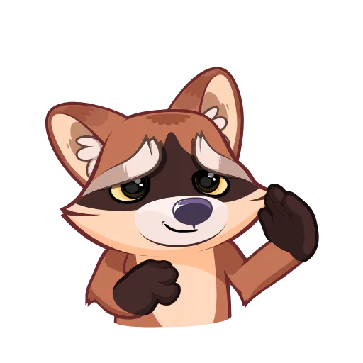 Стикер 29 Proha Raccoon