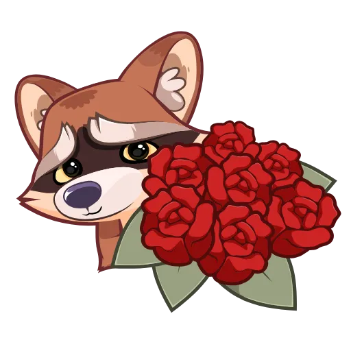 Стикер 32 Proha Raccoon