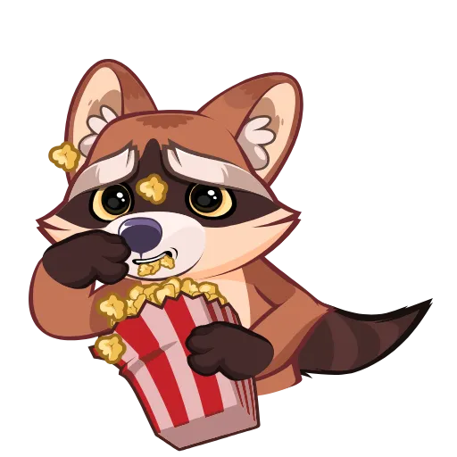 Стикер 34 Proha Raccoon