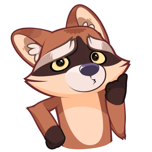 Стикер 35 Proha Raccoon