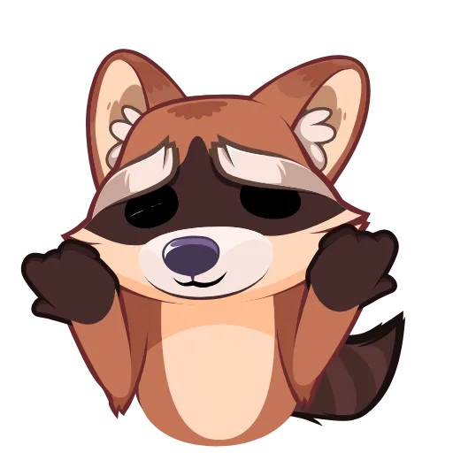 Стикер 38 Proha Raccoon