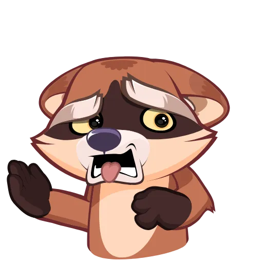 Стикер 39 Proha Raccoon