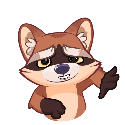 Стикер 41 Proha Raccoon
