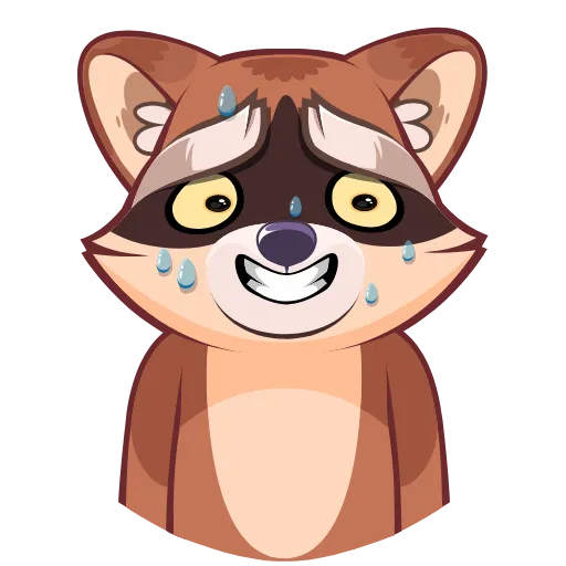 Стикер 44 Proha Raccoon