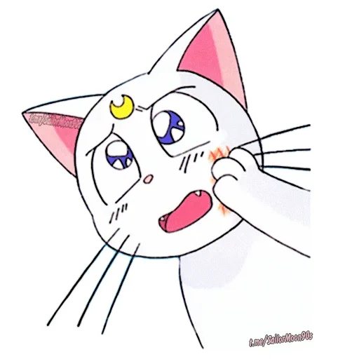💗 Стикер «Luna Artemis» для Telegram