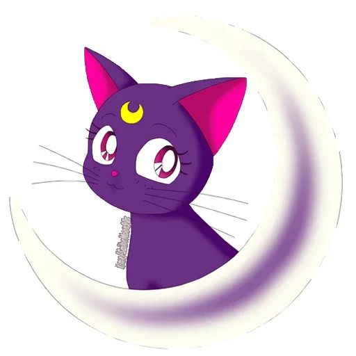 Стикерпак Luna Artemis для Telegram
