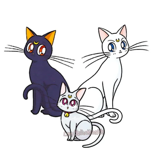 💗 Стикер «Luna Artemis» для Telegram