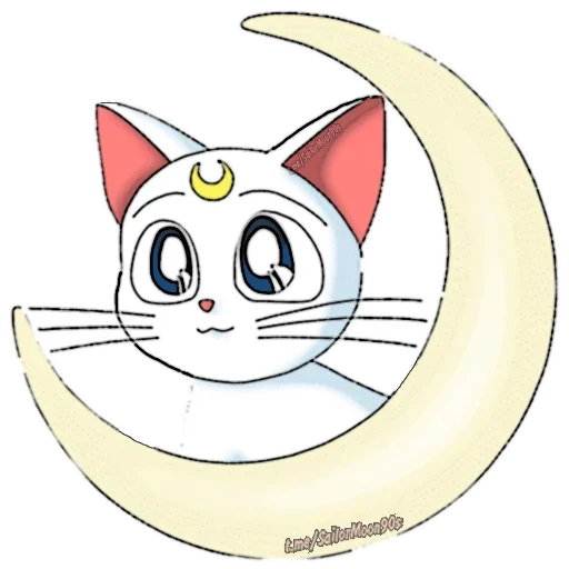 💗 Стикер «Luna Artemis» для Telegram