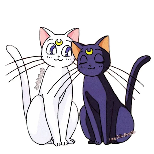 💗 Стикер «Luna Artemis» для Telegram