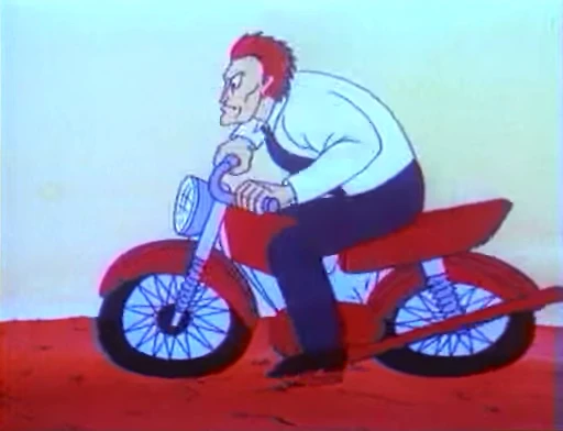 🏍 Стикер «Капитан Пронин» для Telegram
