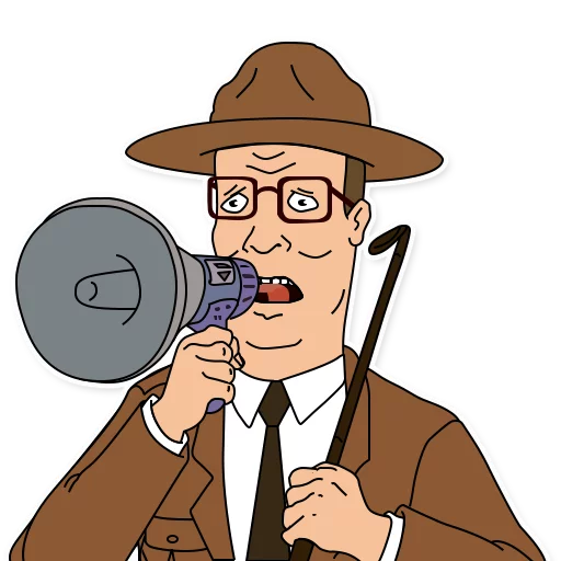 📢 Стикер «King of the Hill» для Telegram
