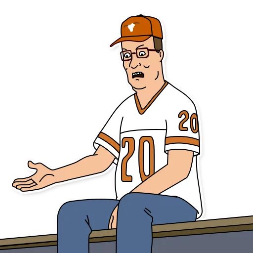 😠 Стикер «King of the Hill» для Telegram
