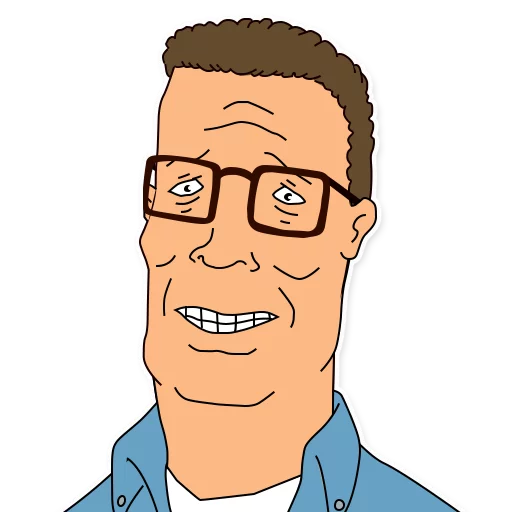 😬 Стикер «King of the Hill» для Telegram