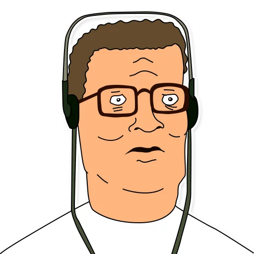🎧 Стикер «King of the Hill» для Telegram
