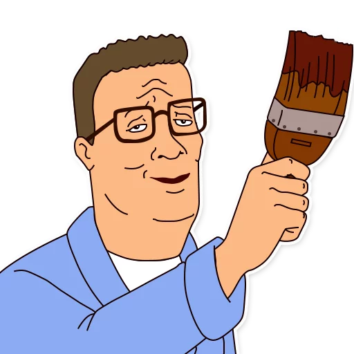 😋 Стикер «King of the Hill» для Telegram