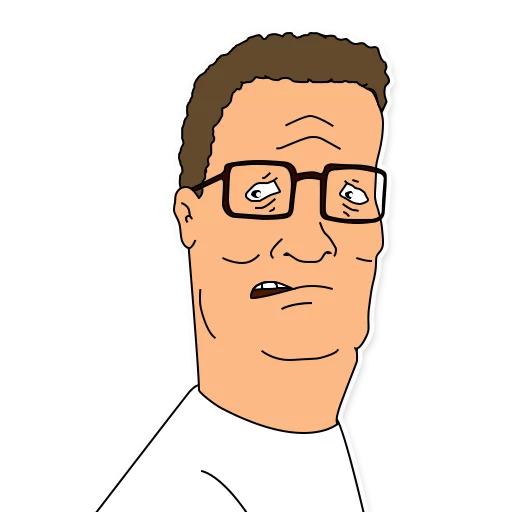 😳 Стикер «King of the Hill» для Telegram
