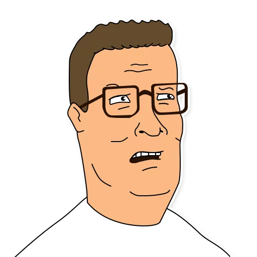 😠 Стикер «King of the Hill» для Telegram