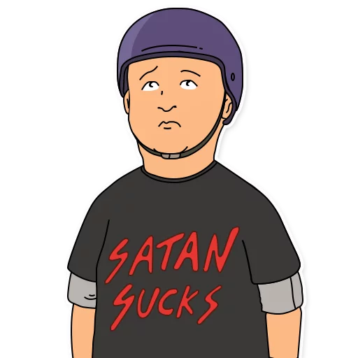 😟 Стикер «King of the Hill» для Telegram