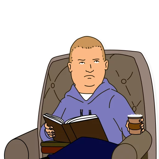 😠 Стикер «King of the Hill» для Telegram